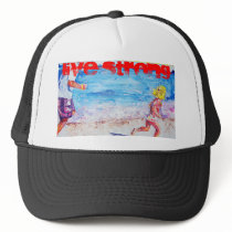 live strong art by Olan hats by OLANartist live strong art by Olan hats