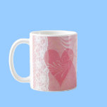 Live Strong Live Pink Hearts & Lace mugs