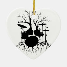 Live the Beat to the Tempo of Creation ~ drum Christmas Tree Ornaments