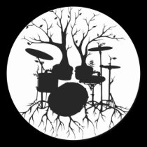 Live the Beat to the Tempo of Creation ~ drum set stickers