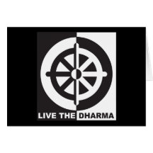 Live the Dharma Greeting Card
