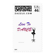 Live To Dance (For Light Colored Products) Stamp