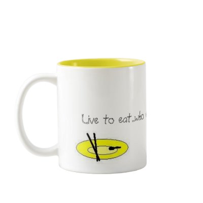 Live to eat mug by maplesc