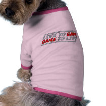 Live to Game pet clothing by thefrozenduck Live to Game pet clothing