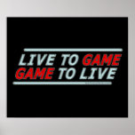 Live to Game Posters