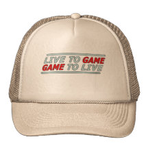 Live to Game Trucker Hats