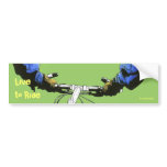 Live to Ride -blue Bumper Stickers