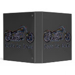 Live to Ride Neon Motorcycle Binder