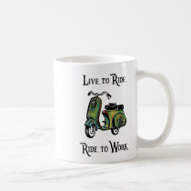 Live To Ride - Ride To Work mugs
