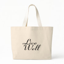 Live Well Canvas Bag