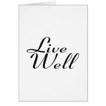 Live Well cards