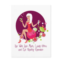 Live Well, Love Much postcards