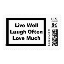 Live WellLaugh Often Love Much postage by karenbromberg Live WellLaugh Often Love Much postage