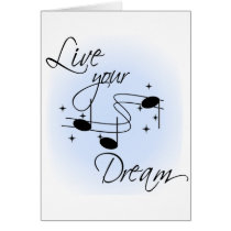 Live Your Dream cards