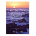Live Your Dreams INSPIRATIONAL CARDS business cards