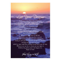 Live Your Dreams INSPIRATIONAL CARDS business cards