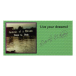 Live your dreams! picture card