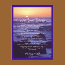 Live Your Dreams Postcard