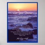 Live Your Dreams ~ von Goethe POSTER PRINT