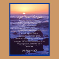 Live Your Dreams ~ von Goethe POSTER PRINT posters