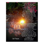 "Live your life" Tecumseh Dreamcatcher sunset posters