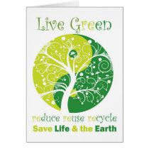 LiveGreen - Ying Yang Greeting Cards