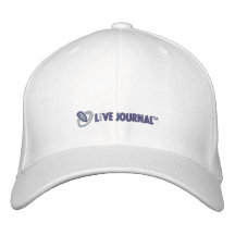 LiveJournal Logo Horizontal Embroidered Baseball Cap
