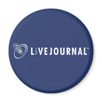 LiveJournal Logo Horizontal Fridge Magnet