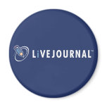 LiveJournal Logo Horizontal Fridge Magnet