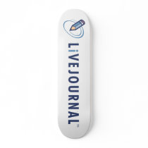 LiveJournal Logo (Horizontal) Skate Board