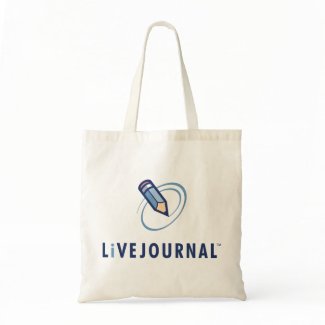 LiveJournal Logo Vertical Canvas Bag