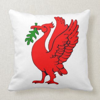 Liver birds throwpillow