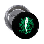 Liver Cancer Abstract Fight Like a Girl buttons