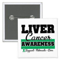Liver Cancer Awareness Pinback Buttons