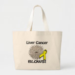 Liver Cancer Blows Awareness Design Bag