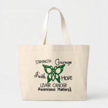 Liver Cancer Celtic Butterfly 3 Canvas Bag