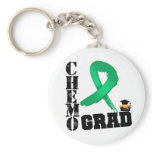 Liver Cancer Chemo Grad keychains