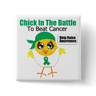 Liver Cancer Chick In the Battle to Beat Cancer pin