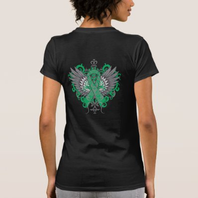 Liver Cancer Cool Wings T-shirt