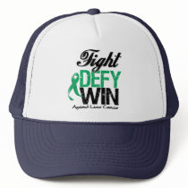 Liver Cancer Fight Defy Win Mesh Hat