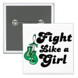 Liver Cancer Fight Like A Girl Motto buttons