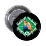 Liver Cancer Fight Rosie The Riveter buttons