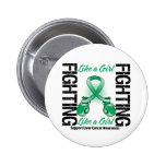 Liver Cancer FIGHTING Like a Girl buttons