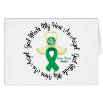 Liver Cancer God Made My Hero An Angel Greeting Card