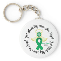 Liver Cancer God Made My Hero An Angel Key Chain
