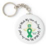 Liver Cancer God Made My Hero An Angel Key Chain