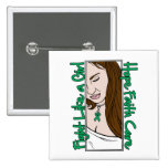 Liver Cancer Hope Fight Like A Girl buttons