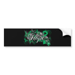 Liver Cancer Hope Garden Ribbon bumper stickers