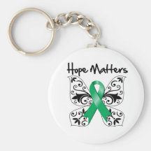 Liver Cancer Hope Matters Key Chain