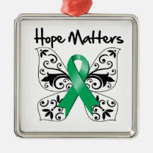 Liver Cancer Hope Matters Ornament